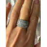 Elegant Design 925 Sterling Silver Cz Ring Size 11
