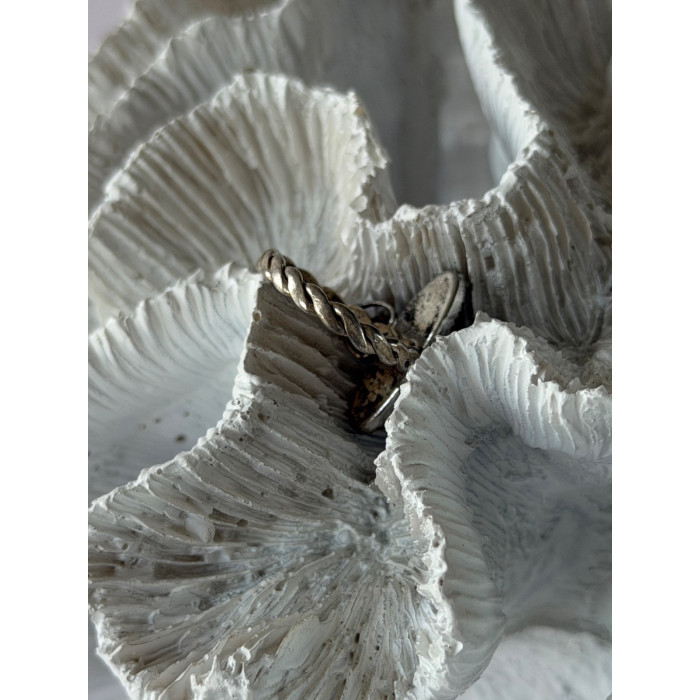 Vintage 925 Sterling Silver Black Onyx Ring Size 4