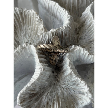 Vintage 925 Sterling Silver Black Onyx Ring Size 4