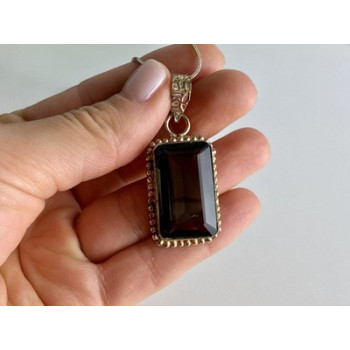 Vintage Chain with Pendant Jewelry Glass