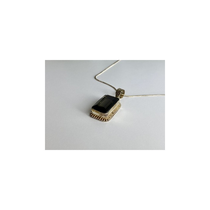 Vintage Chain with Pendant Jewelry Glass