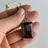 Vintage Chain with Pendant Jewelry Glass