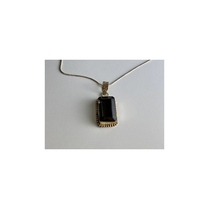 Vintage Chain with Pendant Jewelry Glass