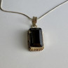 Vintage Chain with Pendant Jewelry Glass