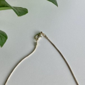 Vintage Chain with Pendant Jewelry Glass