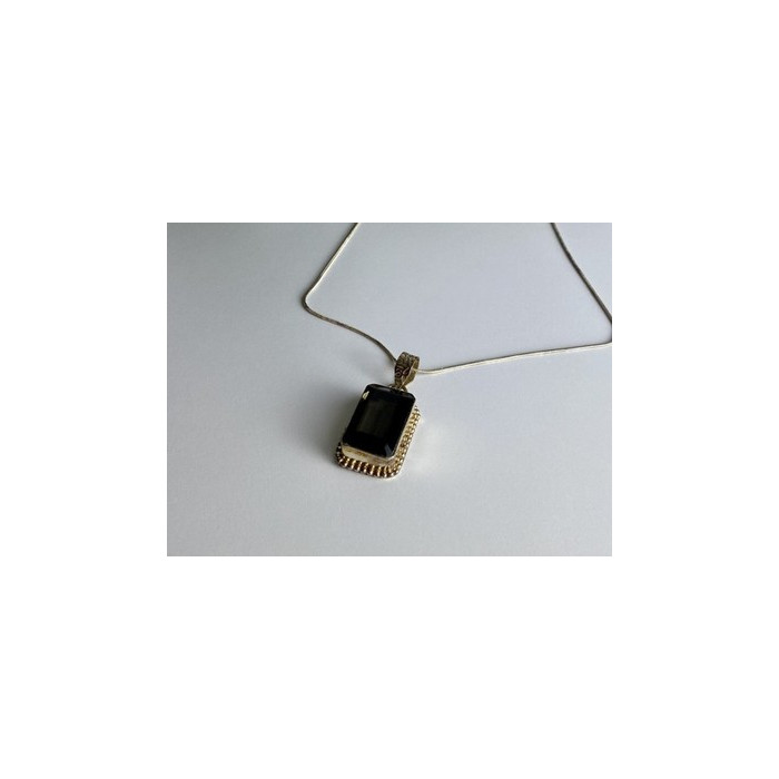 Vintage Chain with Pendant Jewelry Glass