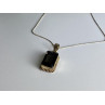 Vintage Chain with Pendant Jewelry Glass