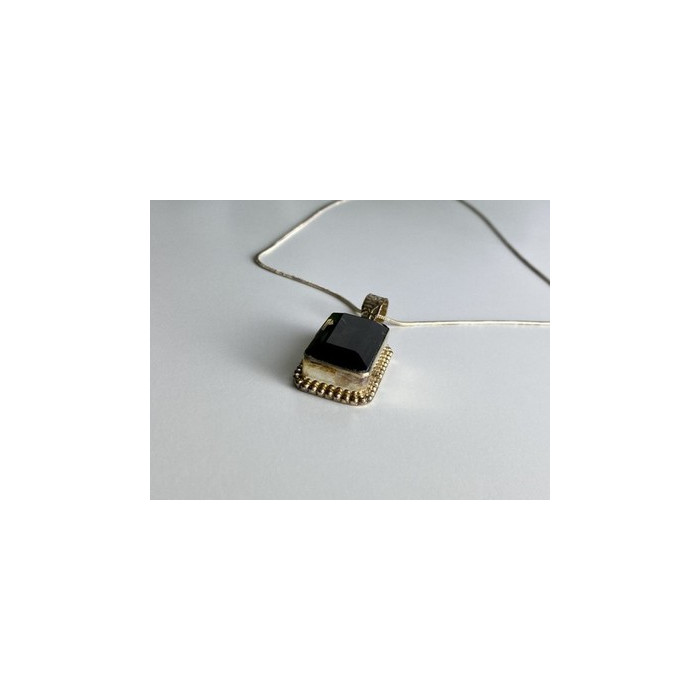 Vintage Chain with Pendant Jewelry Glass