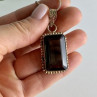 Vintage Chain with Pendant Jewelry Glass