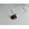 Vintage Chain with  Pendant Carnelian