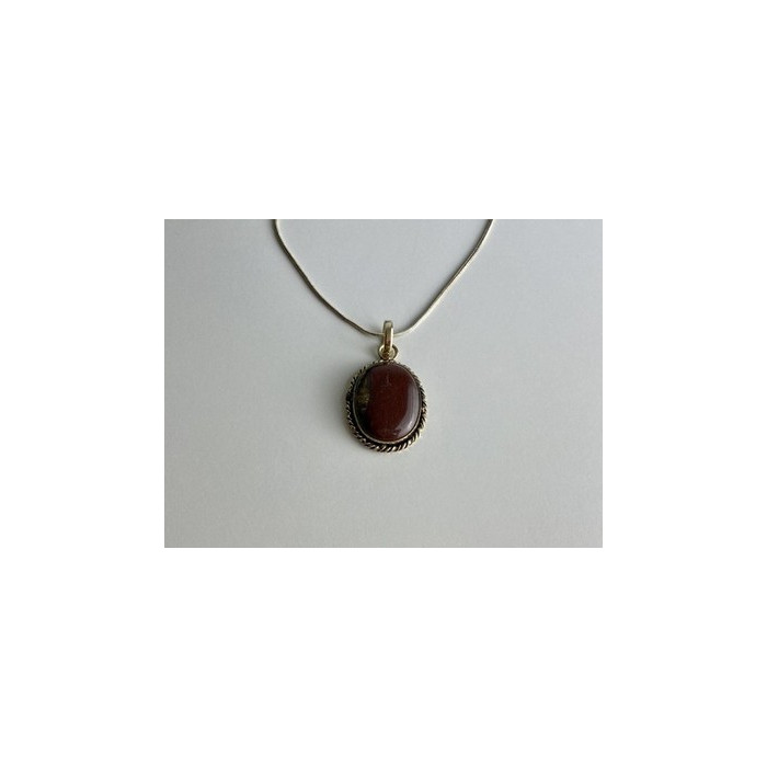 Vintage Chain with  Pendant Carnelian
