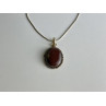 Vintage Chain with  Pendant Carnelian