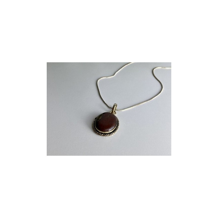 Vintage Chain with  Pendant Carnelian