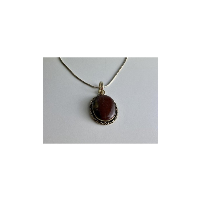 Vintage Chain with  Pendant Carnelian