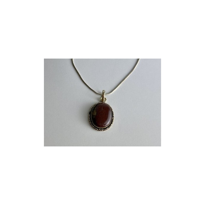 Vintage Chain with  Pendant Carnelian