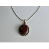 Vintage Chain with  Pendant Carnelian