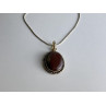 Vintage Chain with  Pendant Carnelian