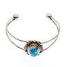 Vintage 925 Sterling Silver Agate Bracelet