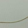 925 Sterling Silver Gold Plated Chain Italy 18.5 in