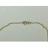 925 Sterling Silver Gold Plated Chain Italy 18.5 in