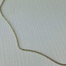 925 Sterling Silver Gold Plated Chain Italy 18.5 in