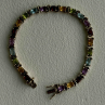 925 Sterling Silver Amethyst Citrine Garnet Topaz Peridot Bracelet 7.5
