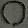 925 Sterling Silver Amethyst Citrine Garnet Topaz Peridot Bracelet 7.5