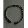 925 Sterling Silver Amethyst Citrine Garnet Topaz Peridot Bracelet 7.5