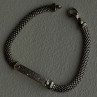 Italy Elegant 925 Sterling Silver White Colorless Topaz Bracelet 7