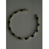 Beautiful 925 Sterling Silver Blue Sapphire Bracelet 7.5