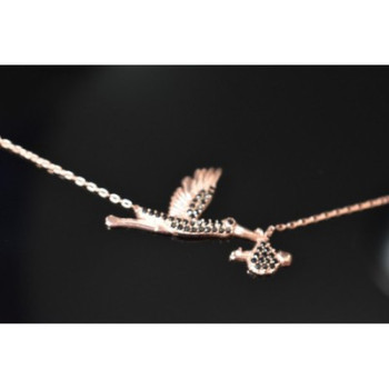 925 Sterling Silver Gold Plated Black Jade 