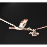 925 Sterling Silver Gold Plated Black Jade 