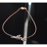 925 Sterling Silver Gold Plated Black Jade 