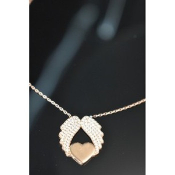 925 Sterling Silver Gold Plated CZ 