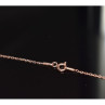925 Sterling Silver Gold Plated CZ 