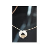 925 Sterling Silver Gold Plated CZ 