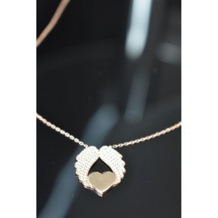 925 Sterling Silver Gold Plated CZ 
