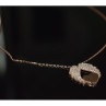 925 Sterling Silver Gold Plated CZ 