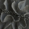 925 Sterling Silver Black & White Diamonds Heart Bracelet 7.5