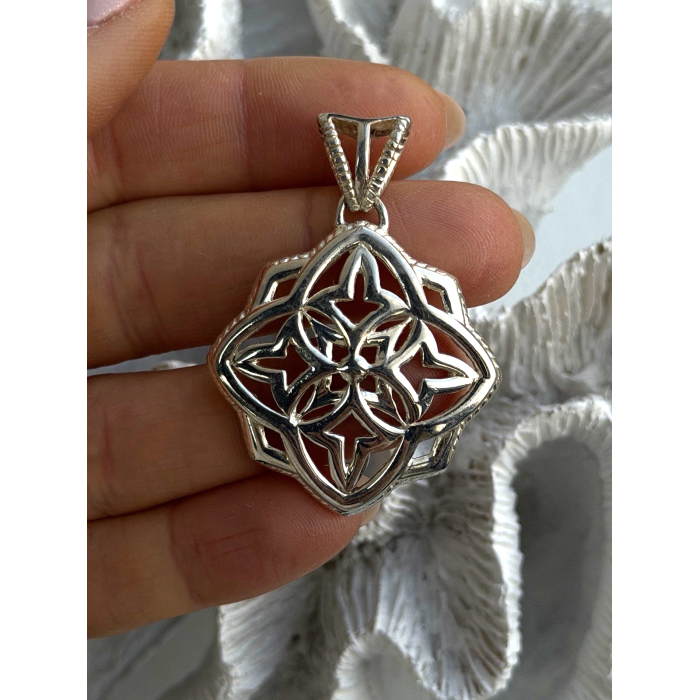Italy Milor 925 Sterling Silver Pendant Length 1.8 in