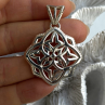 Italy Milor 925 Sterling Silver Pendant Length 1.8 in