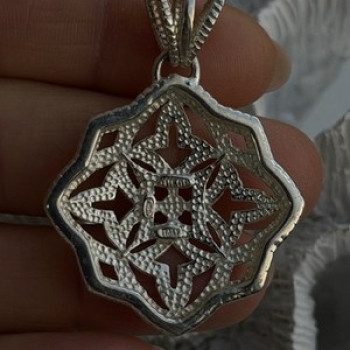 Italy Milor 925 Sterling Silver Pendant Length 1.8 in