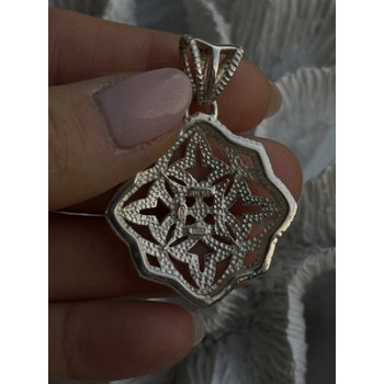 Italy Milor 925 Sterling Silver Pendant Length 1.8 in