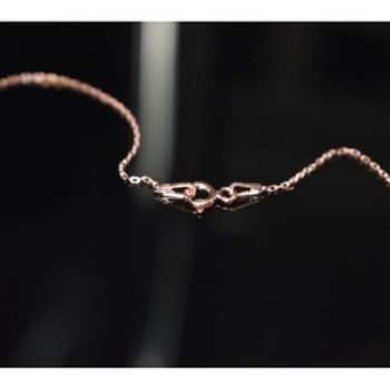 925 Sterling Silver Gold Plated CZ Necklace Turkey