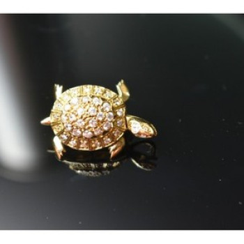 925 Sterling Silver Gold Plated CZ 