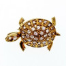 925 Sterling Silver Gold Plated CZ 
