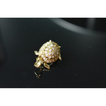 925 Sterling Silver Gold Plated CZ 
