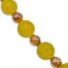 Beautiful Bracelet with Agate & Sterling Silver Clasp 