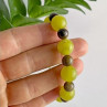 Beautiful Bracelet with Agate & Sterling Silver Clasp 