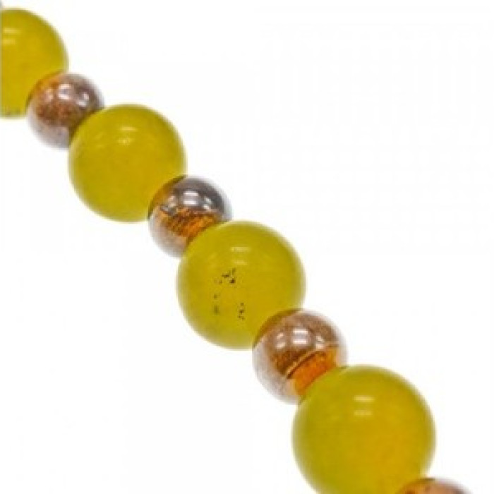 Beautiful Bracelet with Agate & Sterling Silver Clasp 
